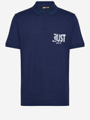 Just Cavalli Cotton Polo Shirt With Logo