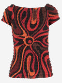 Emilio Pucci Nylon Top With Crinkled Finish