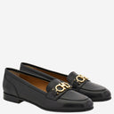 Salvatore Ferragamo Leather Loop Loafers
