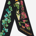 Salvatore Ferragamo Mini Silk Bandeau With Eden Print