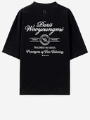 تي شيرت Wooyoungmi قطن أسود