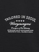 تي شيرت Wooyoungmi قطن أسود