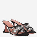 Amina Muaddi Lupita Crystal Sandals