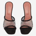 Amina Muaddi Lupita Crystal Sandals