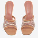 Amina Muaddi Lupita Crystal Sandals
