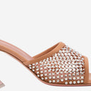 Amina Muaddi Lupita Crystal Sandals