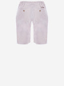 Mc2 Saint Barth Striped Cotton Shorts