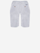 Mc2 Saint Barth Striped Cotton Shorts
