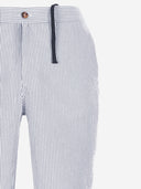 Mc2 Saint Barth Striped Cotton Shorts