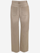 By Malene Birger Beige Cotton Jeans