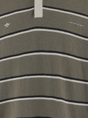 Adidas X Song For The Mute Striped Cotton Polo Shirt