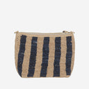 Mc2 Saint Barth Raffia Clutch With Logo