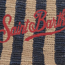 Mc2 Saint Barth Raffia Clutch With Logo