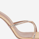 Amina Muaddi Sally Satin Sandals