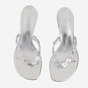 Amina Muaddi Janis Leather Sandals