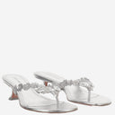 Amina Muaddi Janis Leather Sandals