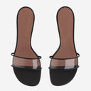 Amina Muaddi Andreea Glass Sandals