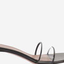 Amina Muaddi Andreea Glass Sandals