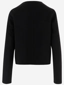 Salvatore Ferragamo Wool And Cashmere Jacket With Golden Buttons