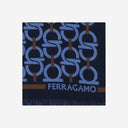Salvatore Ferragamo Wool Scarf With Hooks