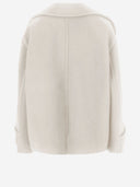 Chloè Oversized Short Coat In Wool Blend