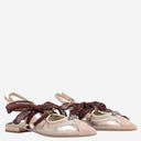 Pinko Slingback Lace Up Flats