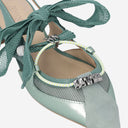 Pinko Slingback Lace Up Flats