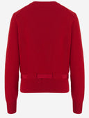 Salvatore Ferragamo Cashmere Cardigan With Logo