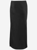 Vince Long Acetate Skirt