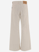 Haikure Ribbed Cotton Velvet Pants