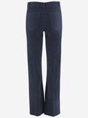 Ql2 Donna Stretch Cotton Velvet Pants