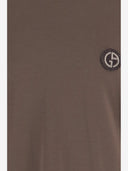 T Shirt Giorgio Armani In Misto Cotone Con Logo