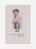 T-shirt Polo Ralph Lauren in cotone con stampa Polo Bear