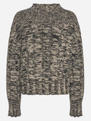 Pull Malo en laine et cachemire à col montant