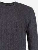 Maglione Polo Ralph Lauren in lana e cashmere lavorato a trecce