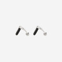 Gemelli con gancio Salvatore Ferragamo in ottone e pelle intrecciata