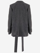 Sa Su Phi Wool Jacket With Belt