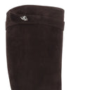 Poeve Wildlederstiefel mit seitlichem Reißverschluss