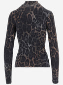 Maglia Just Cavalli In Cotone Con Stampa Animalier