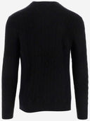 Maglione Polo Ralph Lauren in lana e cashmere lavorato a trecce