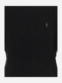 Maglione Polo Ralph Lauren in lana e cashmere lavorato a trecce