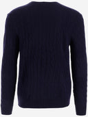 Maglione Polo Ralph Lauren in lana e cashmere lavorato a trecce