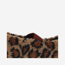 Moon Boot Shearling-Flats mit Animal-Print