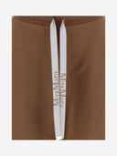 S Max Mara Baumwollmischungshose mit Logo