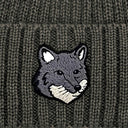 Maison Kitsune‘ Wollmütze mit Logo