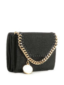 Stella Mccartney Falabella Tri Fold Wallet With Chain Trim