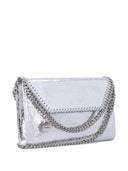 Stella Mccartney Falabella Crackle Effect Crossbody Bag