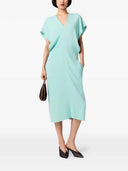 Stella Mccartney Midi Dress With V Neck And Drape