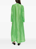 Tory Burch Long Sleeved Dress With Pleated Bib