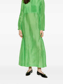 Tory Burch Long Sleeved Dress With Pleated Bib